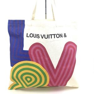 AUTHENTIC Louis Vuitton and Shenzhen 2021 Eco Canvas Tote Bag Exhibition